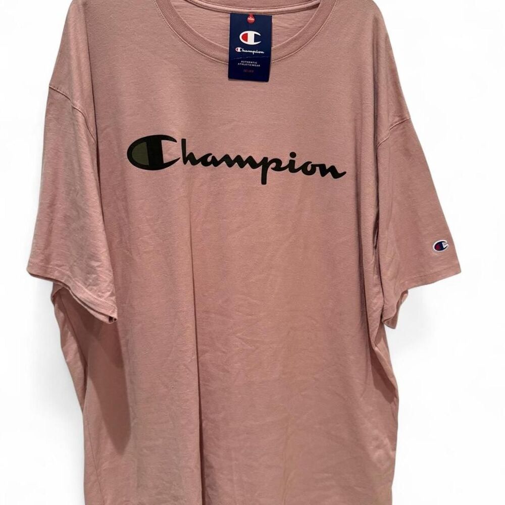 Champion Men's Pink Rose T-shirt 2XL